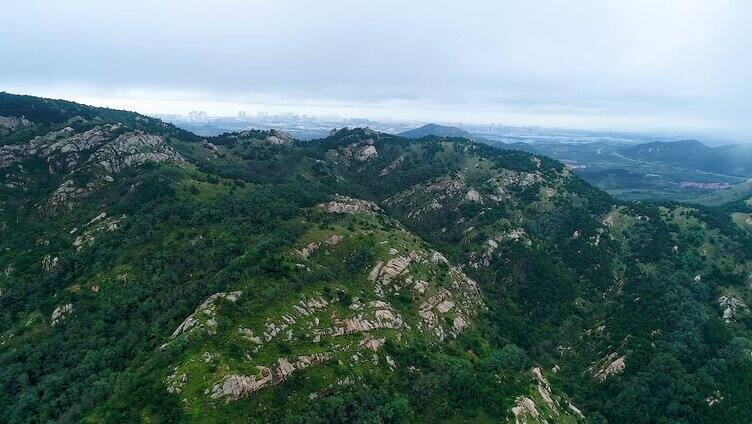 航拍-青岛小珠山