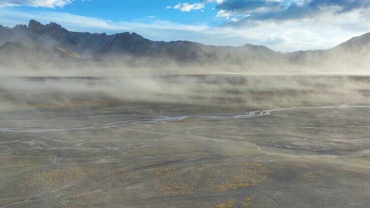 实拍沙尘天气