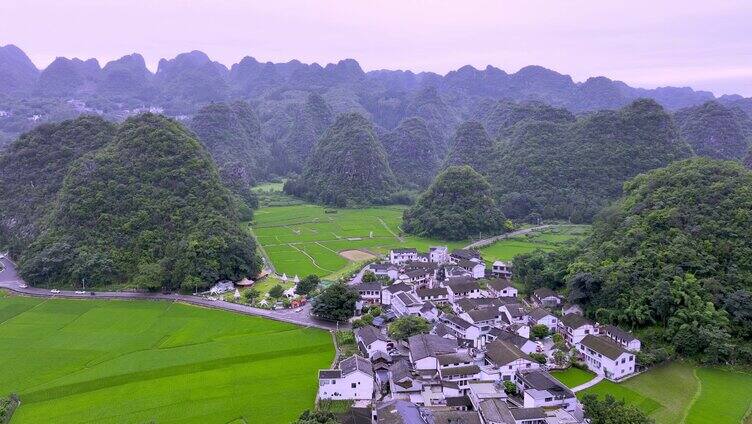 贵州万峰林  美丽乡村 山峰 山脉