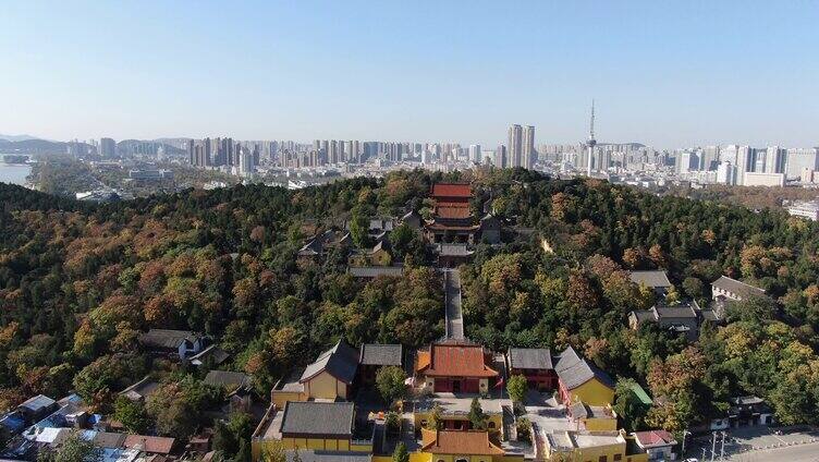 4K航拍江苏徐州云龙山5A景区