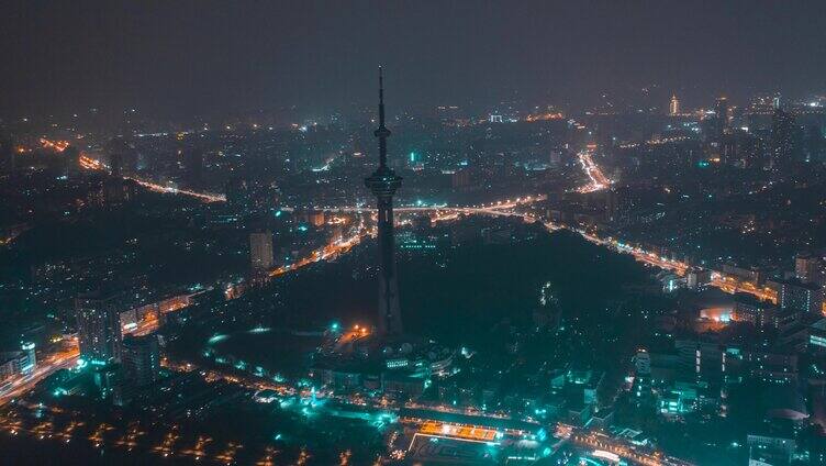 江苏电视塔_日景夜景