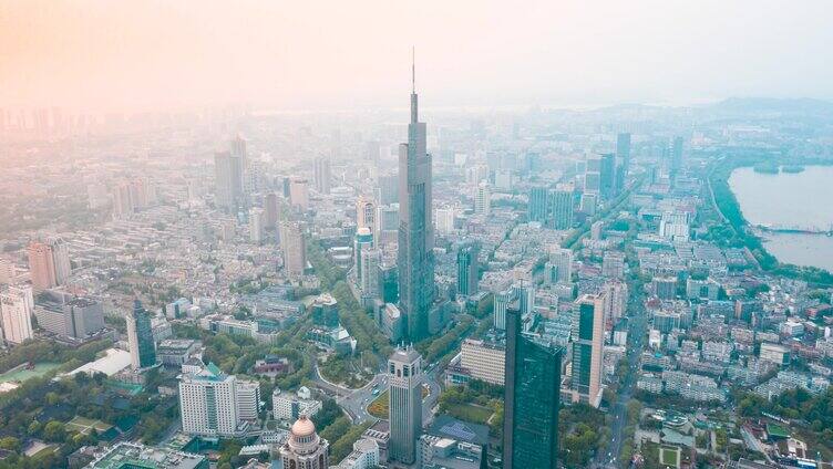 紫峰大厦_日景延时