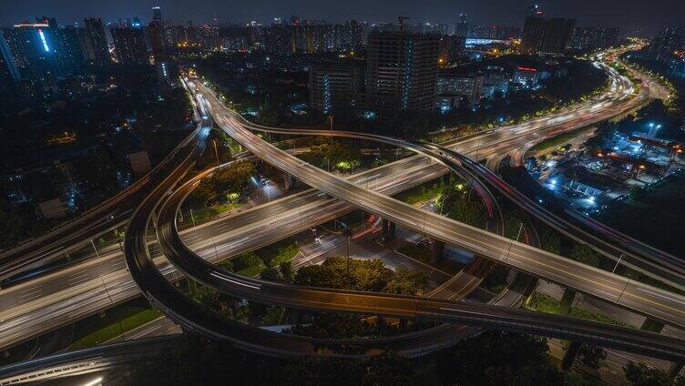 航天立交夜景