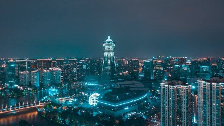 西湖文化广场夜景