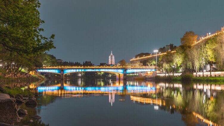 大报恩寺夜景_雨花石_夫子庙秦淮河风光带