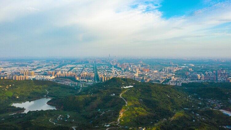 成都全景龙泉山