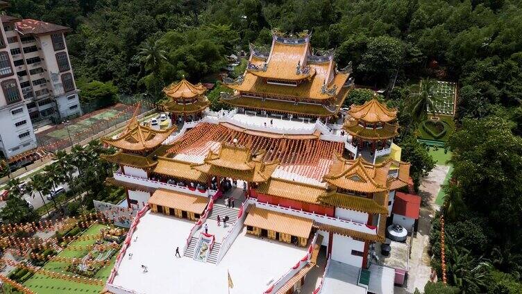 吉隆坡天后寺鸟瞰图