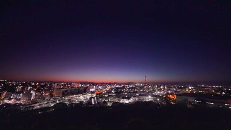 九州市城市风光夜景