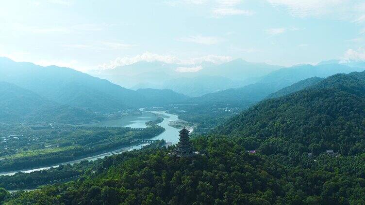 都江堰航拍视频