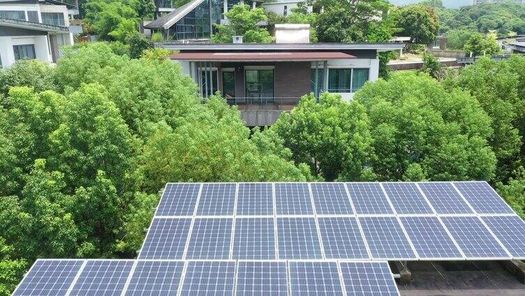 农村住宅屋顶太阳能板