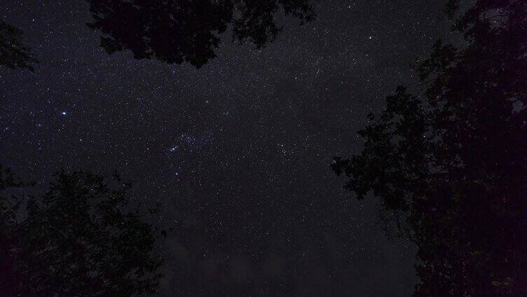 夜晚星空延时