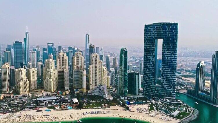 现代迪拜摩天大楼-俯瞰现代迪拜