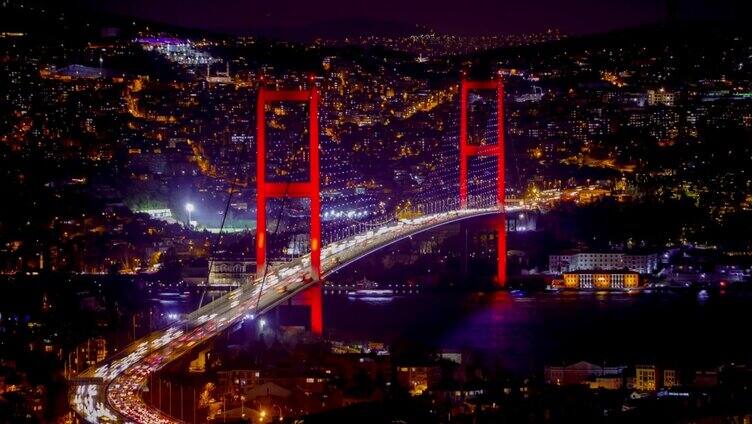 7月15日烈士桥，土耳其伊斯坦布尔
