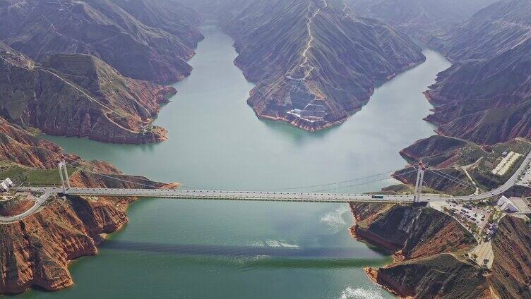 桥梁水库大山