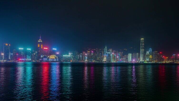 香港全景夜景_维多利亚港夜景_香港夜景