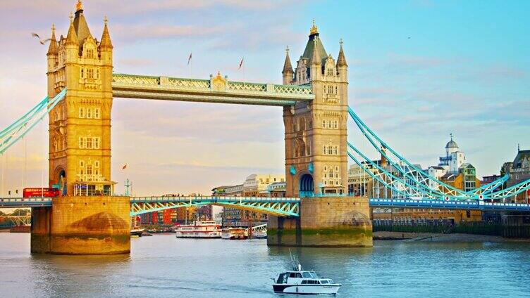 塔桥。伦敦。