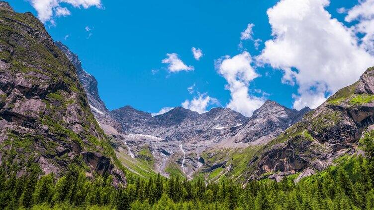 四姑娘山_红杉林_大梁弯_倒沟_冰川_日