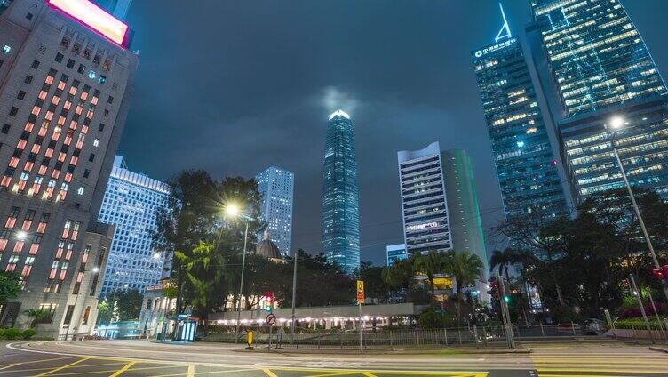 香港CBD夜景