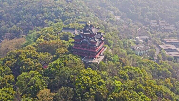 杭州雷峰塔航拍