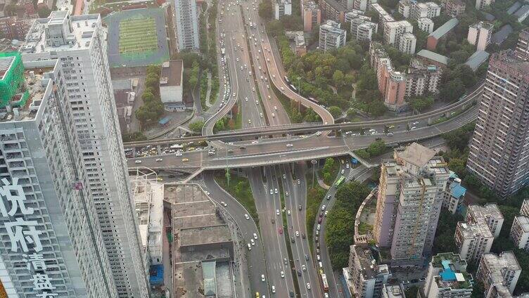 重庆_鹅公岩立交日景_鹅公岩立交日景