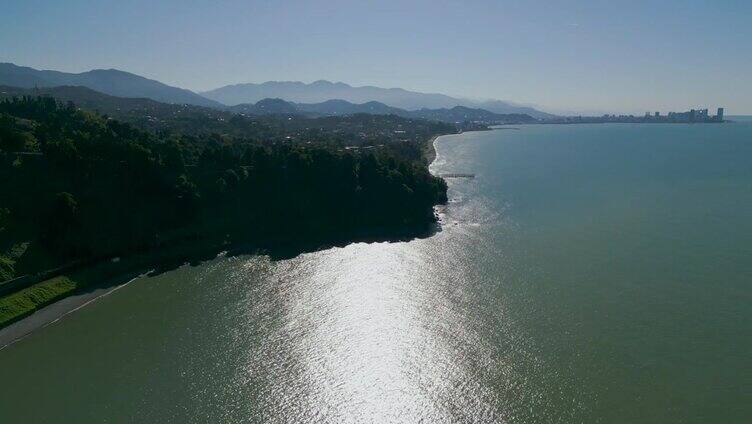 大山海边风景特写