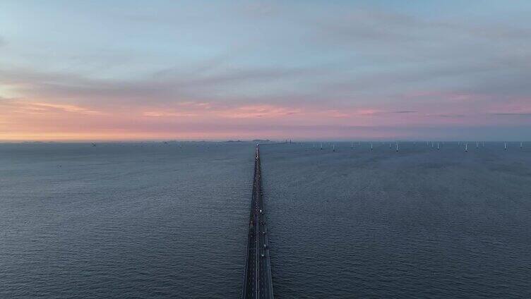 东海大桥 局部 上海建设 临港 跨海大桥