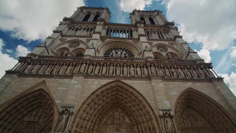 巴黎圣母院，法国(巴黎圣母院)