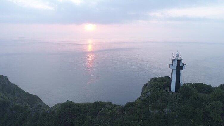 基隆岛航拍特写