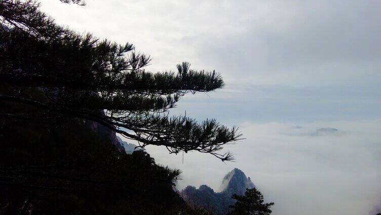 黄山风景区云海延时风景视频素材