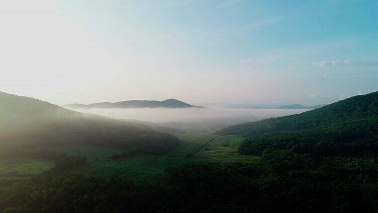 山景鸟瞰图