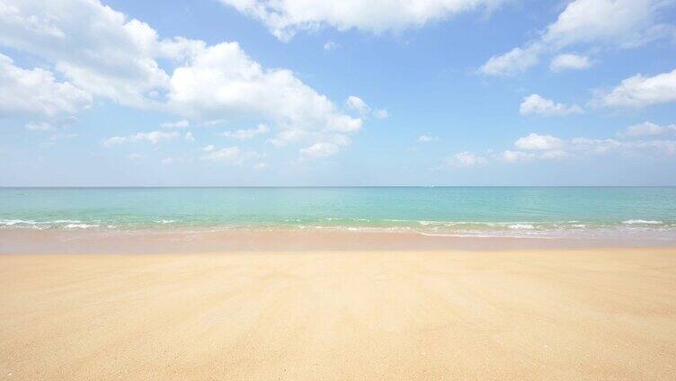 普吉岛海滩海，海滩海在夏天的阳光