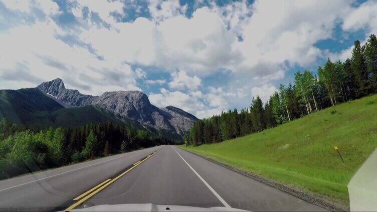 加拿大落基山脉的风景