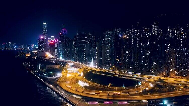 香港的夜景