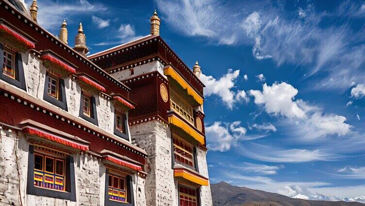 中国西藏布达拉宫 藏族文化 世界文化遗产