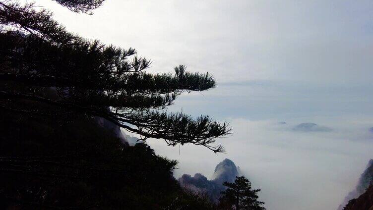 安徽黄山延时风景视频素材4