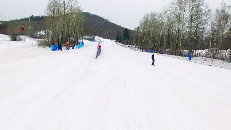 滑雪场 滑雪视角