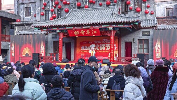 实拍合集 逛街里节 劈柴院