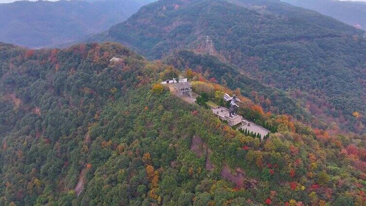 浙江绍兴越城区航拍城市风景风光