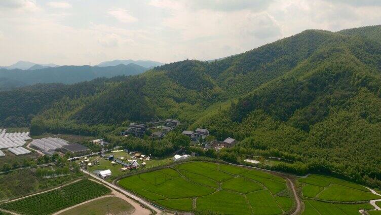 湖州莫干山群山度假村航拍