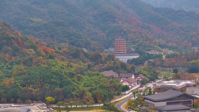 江南水乡小桥流水航拍风景大自然风光美景