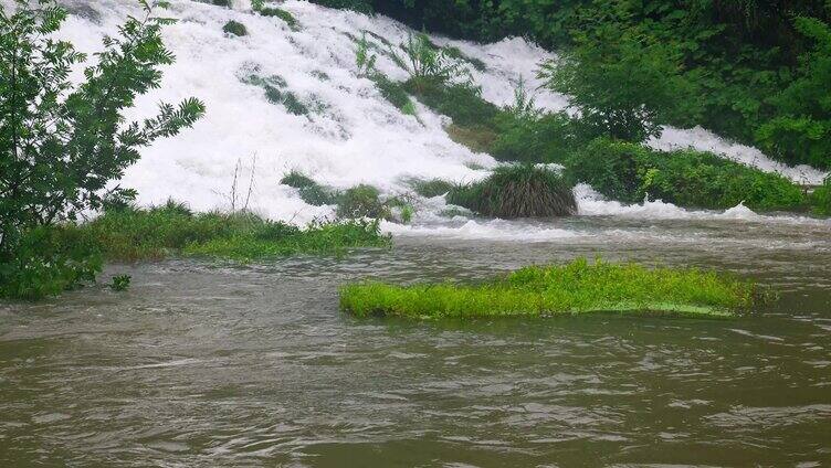 合集组镜大自然天然山泉泉水流水小溪溪流