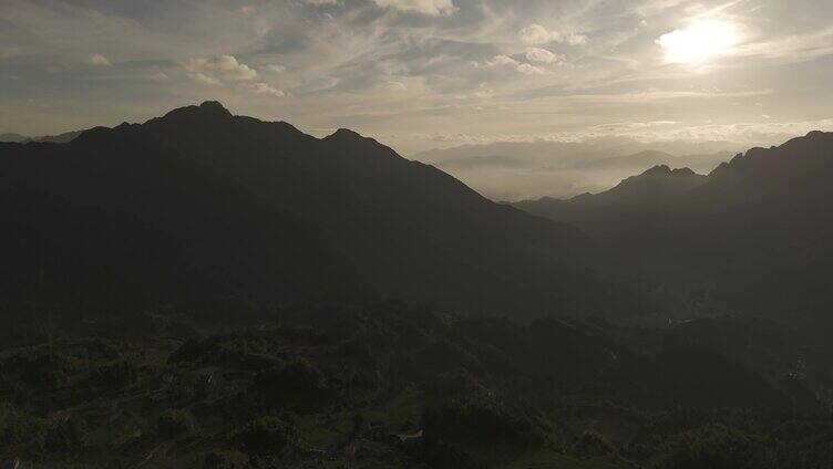 云和梯田航拍素材