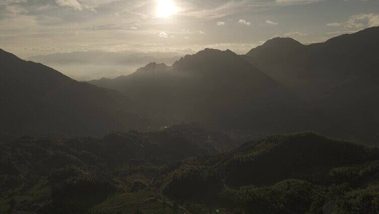 云和梯田航拍素材