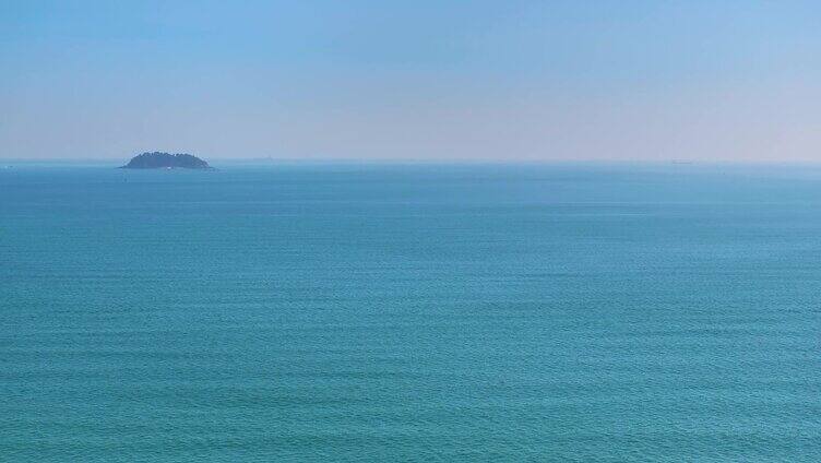 东海大海海边海水海浪沙滩海滩航拍风景唯美