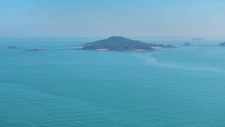 东海大海海边海水海浪沙滩海滩航拍风景唯美