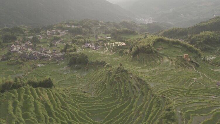 云和梯田航拍素材