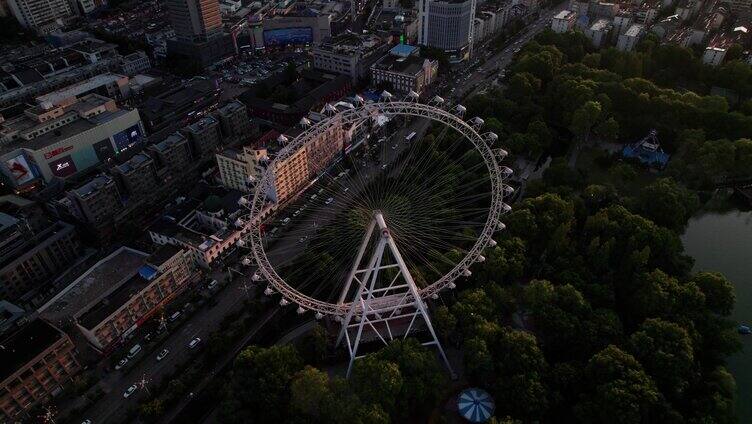 合肥市瑶海区逍遥津公园航拍