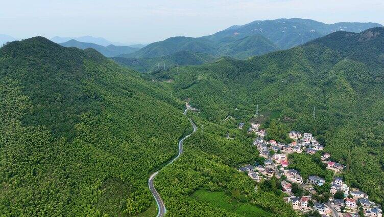 群山 公路 名宿 民居 航拍