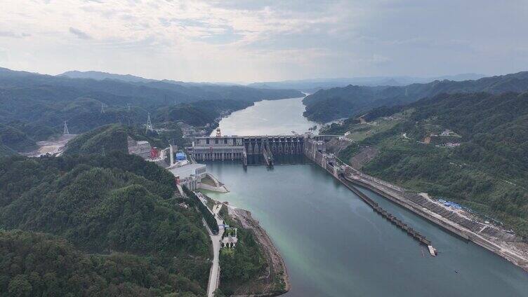 【4K】大坝 水库 水电站实拍航拍