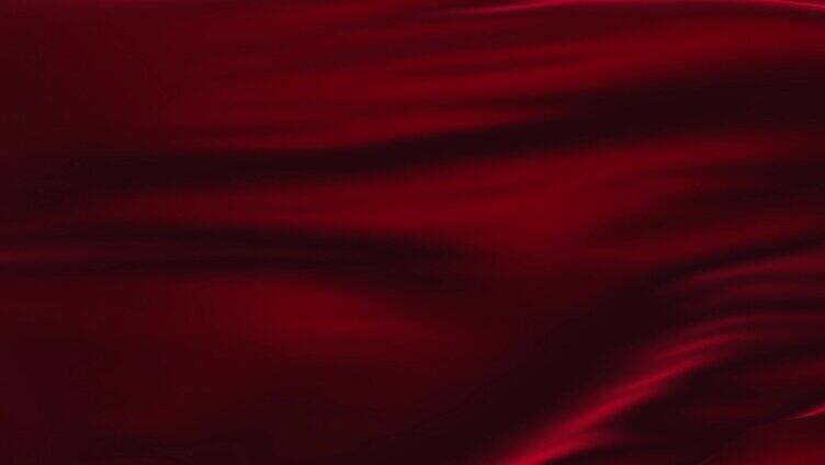 红布背景 红绸带通道 飘带素材通道